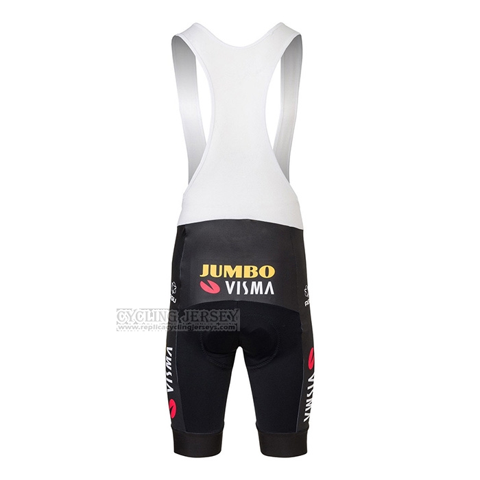 2022 Wind Vest Jumbo Visma Yellow Short Sleeve and Bib Short